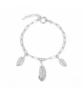 PULSERA PLATA PLUMA - 2040997